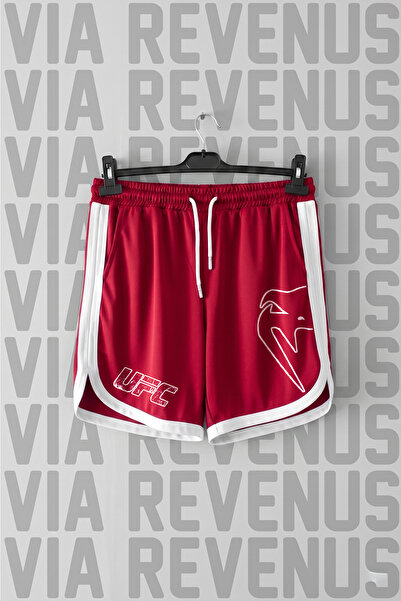 Vordevia Ufc Printed Special Jersey Training Shorts with Piping Detail