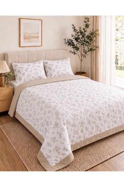 Bikaya Home Set dublu cu cadru pentru pat |   200x230 cm |   100% bumbac |   ...