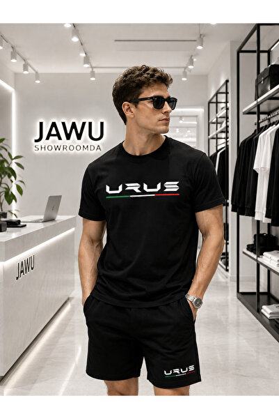 JAWÜ STYLE ΣΕΤ URUS με στάμπα, μεγάλου μεγέθους, από βαμβακερό μείγμα, μπλουζ...