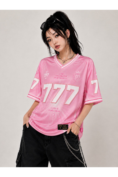 DEEFWEAR 777 Manifest Jersey Oversize Unisex Forma Tişört