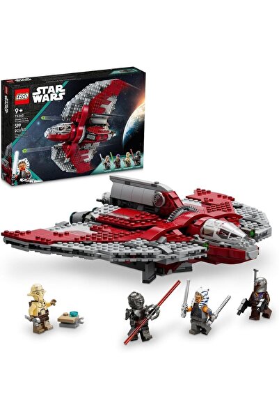 LEGO Star Wars Ahsoka Tano’s T-6 Jedi Shuttle, Star Wars Playset with Buildab...