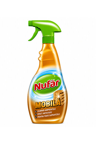 Nufar Nufăr Soluție pentru Mobilier 500 ml – Curățare, Protecție și Strălucire