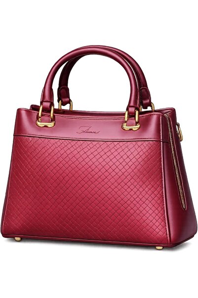 Generic Women's Elegant Vegan Leather Clutch Purse, Small Woven Crossbody Sho...