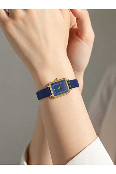 Evaa Jewelry Accessories Minimalist Dikdörtgen Kasa Deri Kordonlu Kadın Kol S...
