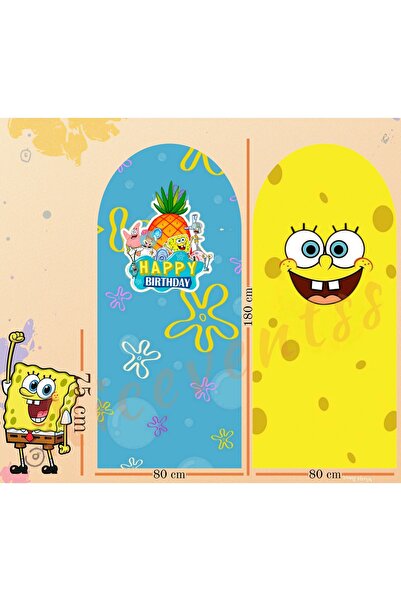 Nice events Süngerbob doğum günü pano seti