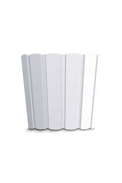 Evelise Ghiveci decorativ, rotund, alb, 12 L, 28.5x25.6 cm, Boardee Basic