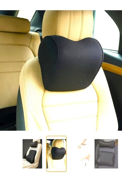 ORTOVİTA New Generation Visco Orthopedic Ergonomic Long-Distance Car Head & Neck Support Pillow – Ergonomic, Washable Cover Memory Foam