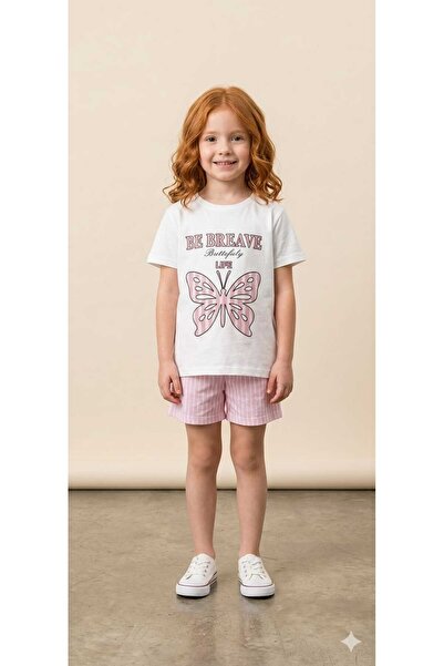 tuma collectıon Set de tricou și pantaloni scurți de vară pentru fete, din bu...