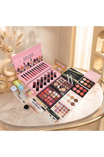 FOR LOVER Fourlover Luxury All in One Makeup Kit with Eyelash and Manicure an...