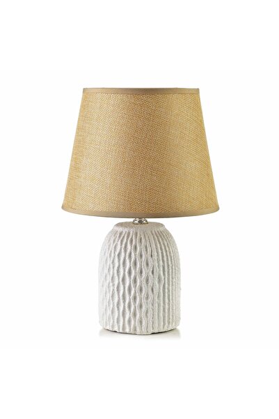 MONDEX Lampă de masă ceramică LETI 10.5x20x28.5 cm Gri 1 buc.