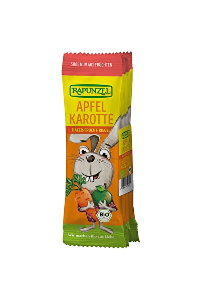 Rapunzel Baton cu ovaz mere si morcovi pentru copii 3 ani 4x23g,