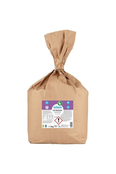 Sodasan Detergent pudra pentru rufe colorate cu lavanda