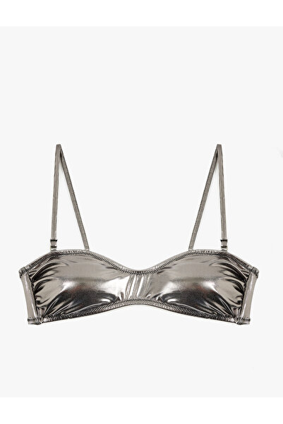 Koton Çıkarılabilir Askılı Bandeau Straplez Bikini Üstü