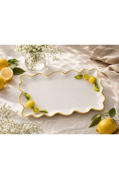 AROW Limon Servis Sunum Tabağı 23cm