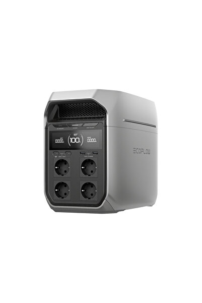 EcoFlow Delta 3 Plus Portable Power Station 1024Wh, Gray