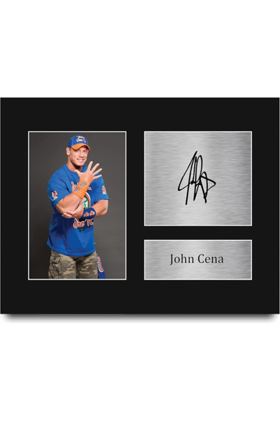 HWC Trading John Cena Wrestling Gifts Printed Signed Autograph Picture for WW...
