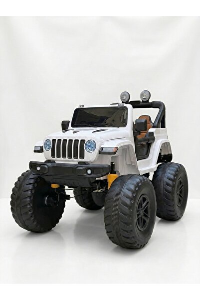 niyazi 4 Motors Double Seats Electric Jeep Car for Kids with Led Lights