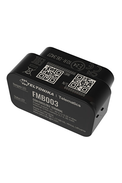Teltonika GPS Tracker αυτοκινήτου FMB00377NJ01, GSM/GPRS/GNSS, Bluetooth