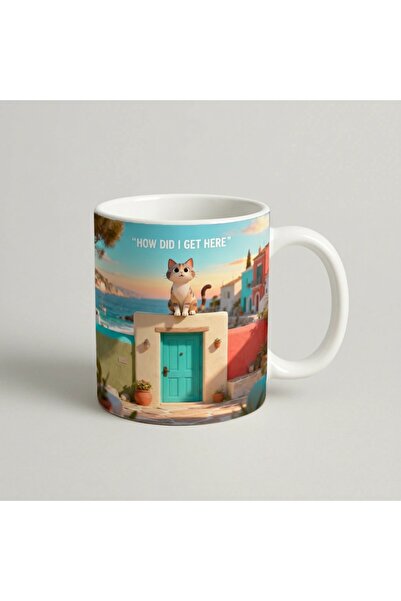Petgifts Cana Cadou Personalizat Amuzanta Cu Mesaj How Did I Get Here - Ceram...