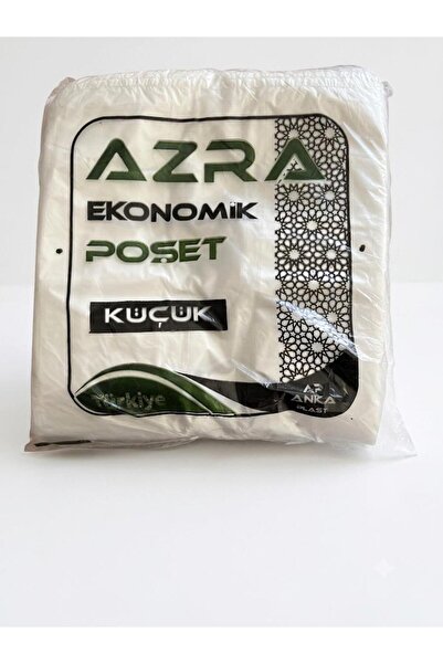 Azra Beyaz Poşet 1 KG KÜÇÜK Boy Hışır Atlet Poşet Market Manav Poşet