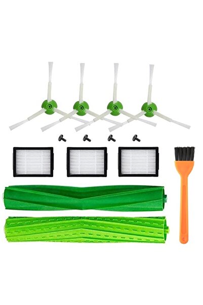 Litago Set accesorii aspirator robot Litago, 10 piese, 2 perii principale, 4 ...