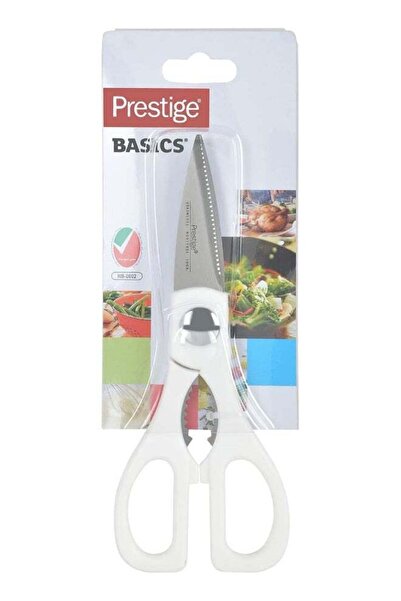 Prestige مقص مطبخ متعدد الاستخدامات أبيض اللون 14.4×4.2×9.2 سم