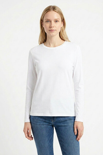 MEOSHE Women's Basic Long Sleeve Comfortable Cut Plain Bodysuit - Badi