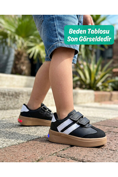 elma bebe Cırt Cırtlı Işıklı Kız Erkek Bebe Çocuk Günlük Sneaker Spor Ayakkabı