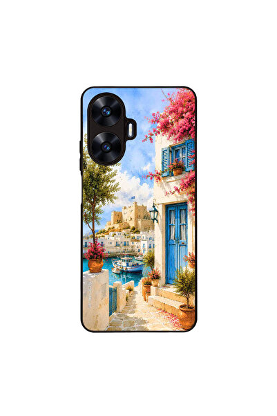 Sonique Θήκη Greek Island Muse Series για Realme C55 Ροδίτικο Λιμάνι