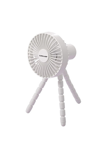 EUROLAMP ΑΝΕΜΙΣΤΗΡΑΣ ΓΡΑΦΕΙΟΥ ΛΕΥΚΟΣ Φ11 3W ΕΥΚΑΜΠΤΟ ΤΡΙΠΟΔΙΟ ΕΠΑΝΑΦΟΡΤΙΖΟΜΕΝΟ