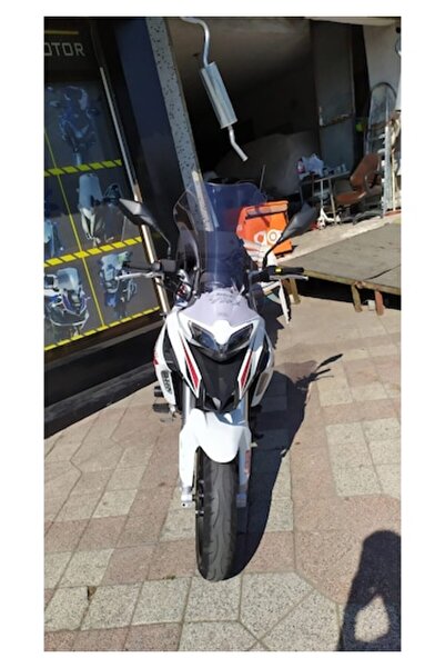 ZEUS MOTOR 2019-2023 Benelli TRK 251 Uyumlu Uzun Ön Cam Açık Füme