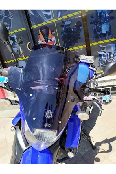 ZEUS MOTOR 2005-2010 Yamaha XT 660 R Uyumlu Uzun Ön Cam Koyu Füme