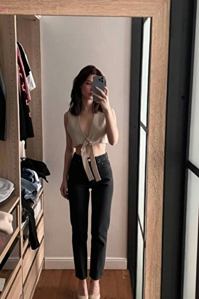 XRAY JEANS Women's Basic Mom Fit Trend Black Skinny Jeans
