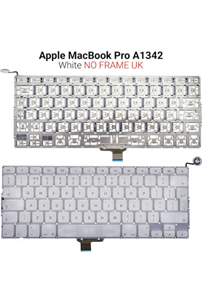 OEM Πληκτρολόγιο φορητού υπολογιστή για MacBook Pro (A1342) με πλαίσιο και αγ...