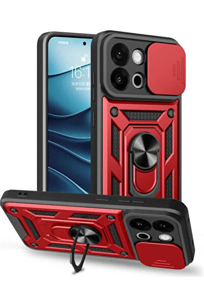 OEM Κάλυμμα Πίσω Θήκης Slide Cover Μεταλλικό Κόκκινο (OnePlus 13T) Κωδικός: B...