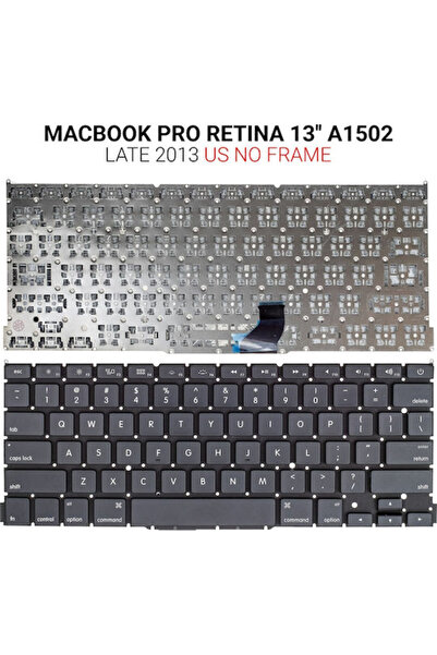 OEM Πληκτρολόγιο φορητού υπολογιστή για MacBook Pro Retina 13 A1502 2013 χωρί...