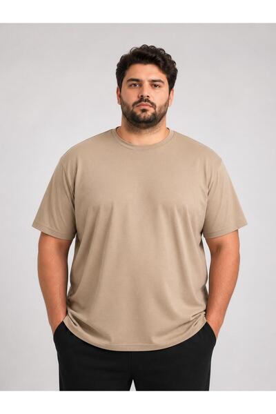 CLASSİCS MEN Ανδρικό κοντομάνικο μπλουζάκι Marwiss Plus Size 7710