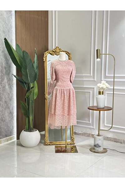 vanus fashion 7186 - فستان سهرة ميدي