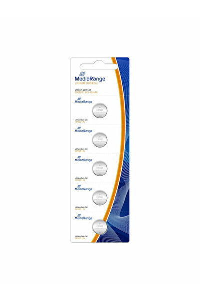 MediaRange Μπαταρία κουμπί λιθίου CR1220 3V 5 τεμάχια