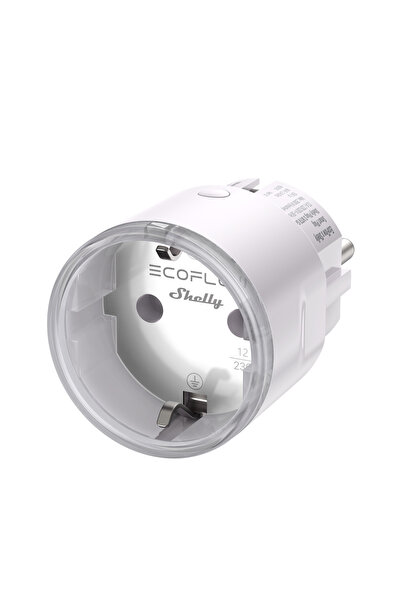 EcoFlow x Shelly Smart Plug 2 Priză inteligentă Wi-Fi cu monitorizare a energiei