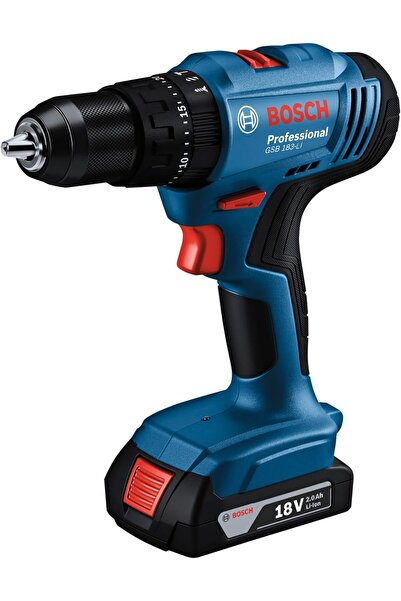 Bosch Professional GSB 183-LI Cordless Rotary Hammer Drill (1 x GBA 18V 2.0 A...