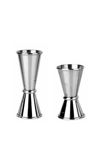 adin tasarım طقم جيجر مكون من قطعتين 2.5/5 Cl 3/6 Cl مقياس كوكتيل للنادل، جيج...
