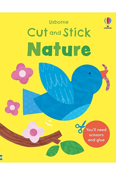 Usborne Carte de activități - Decupare și lipire Natură
