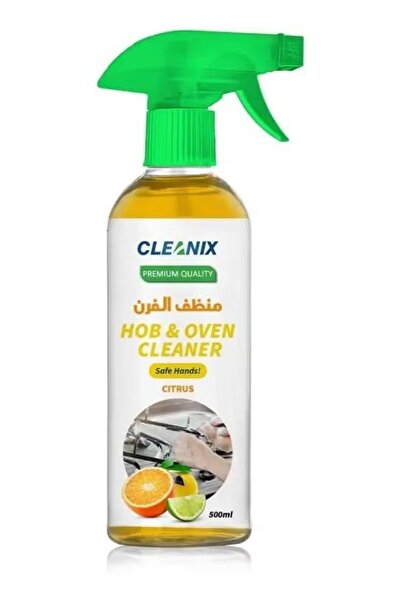 Cleanix Hob & Oven Cleaner Spray 500ml Citrus Fragrance | Powerful Grease Rem...