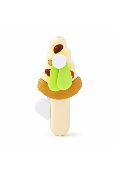Flippy Mini Ventilator de Mana pentru Copii, Flippy, Model Felie de Pizza, El...