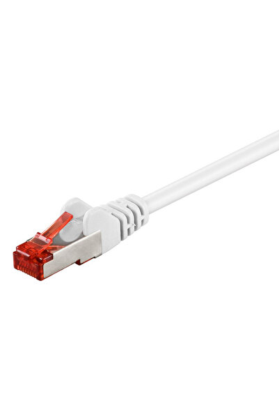 goobay καλώδιο δικτύου 93501, CAT 6 S/FTP, copper, 250MHz, 0.5m, λευκό