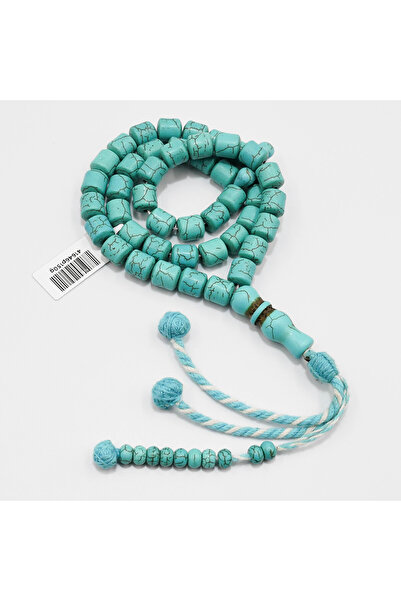 genernic Howlite Healer Rosary 45 Beads 8.5-9mm Sky Blue Prayer Beads 55.5g P...