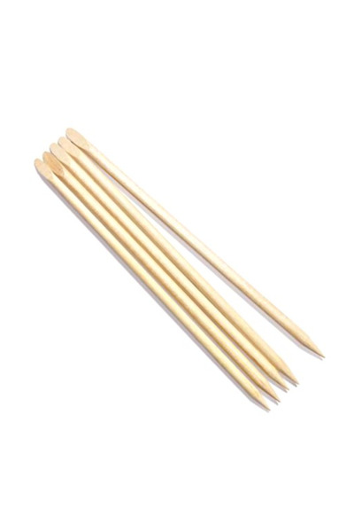 Beautyfor Betisoare Lemn pentru Cuticule cu Capat Oblic - Wooden Cuticle Push...