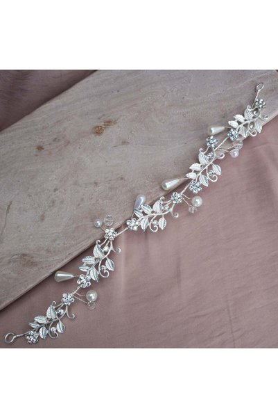 MOONGLOW ACCESSORIES Bentiță modelatoare Silver Leafs