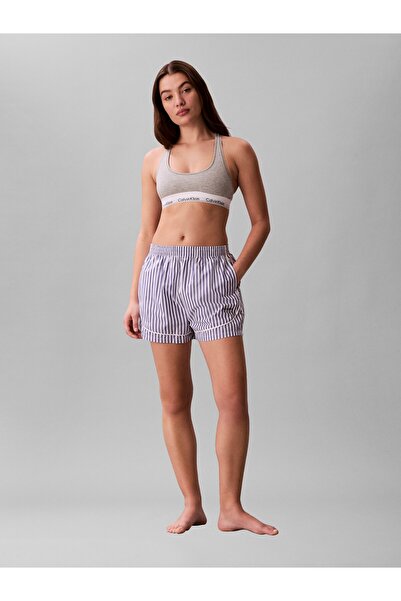 Calvin Klein CK GRAPHIC POPLIN TRACK SHORT KADIN PİJAMA